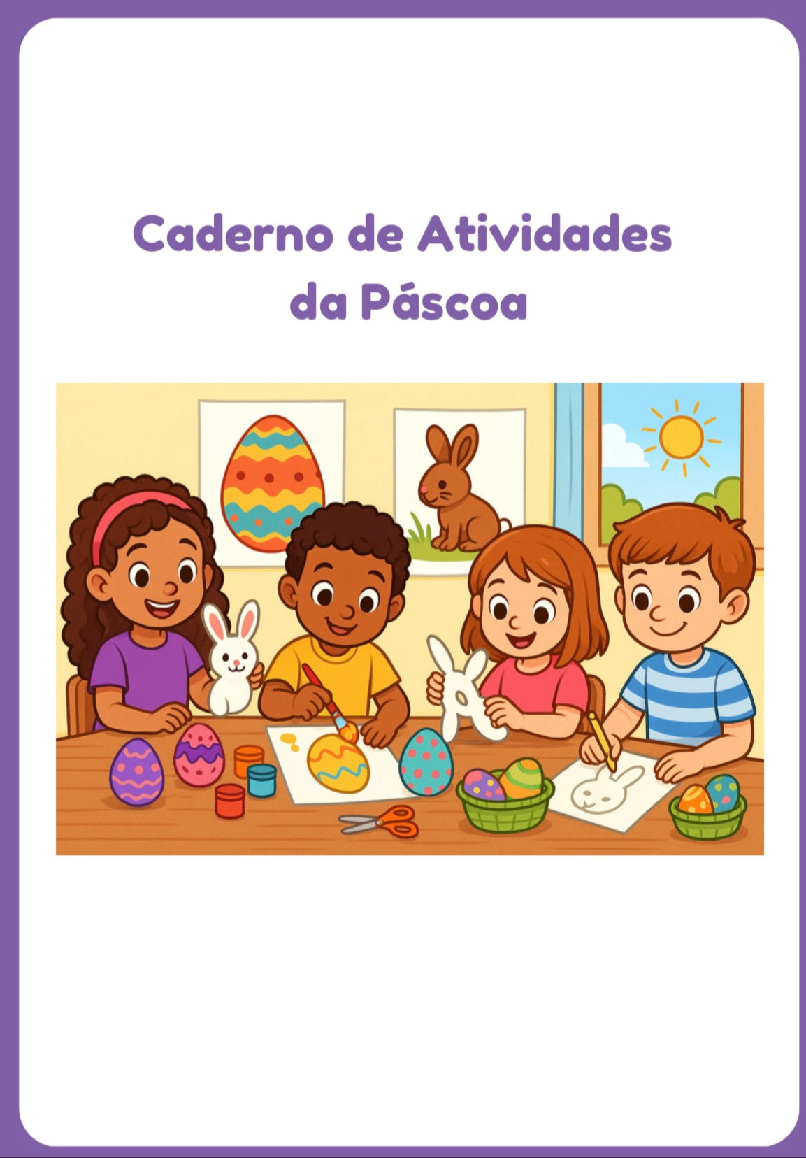 Caderno de atividades para a Páscoa