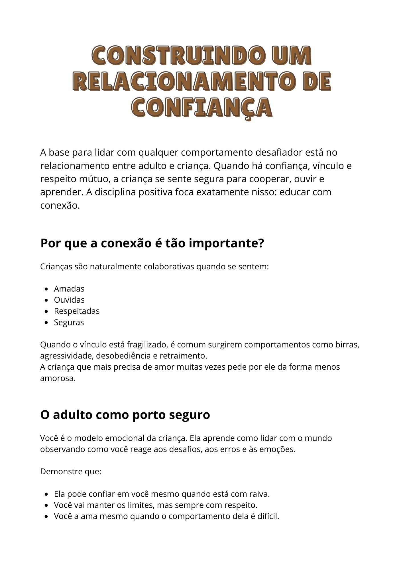 Como Lidar com Birras e Crises com Disciplina Positiva